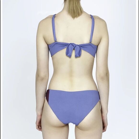 Seafolly Burgundy and Blue Bikini - Picture 3 of 13